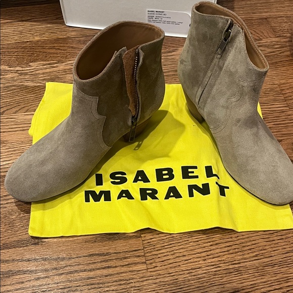 Isabel Marant Taupe Suede Boots -  Brand New - Picture 1 of 6
